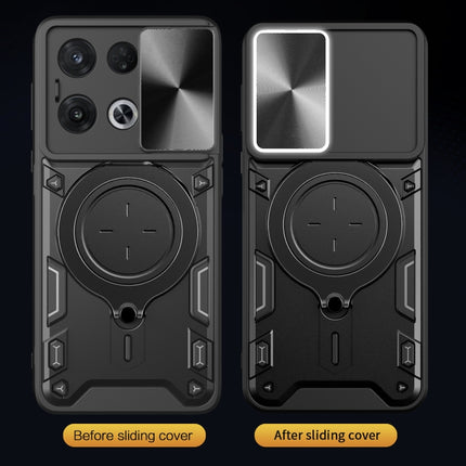 CD Texture Sliding Camshield Magnetic Holder Phone Case, For OPPO Reno8 Pro 5G, For OPPO Reno8 5G, For OPPO Reno7 4G / F21 Pro 4G, For OPPO Reno7 5G