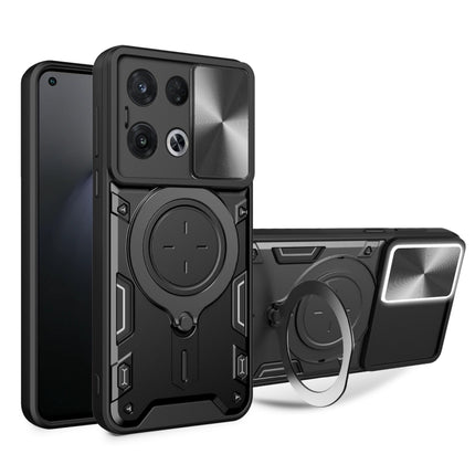 CD Texture Sliding Camshield Magnetic Holder Phone Case, For OPPO Reno8 Pro 5G, For OPPO Reno8 5G, For OPPO Reno7 4G / F21 Pro 4G, For OPPO Reno7 5G