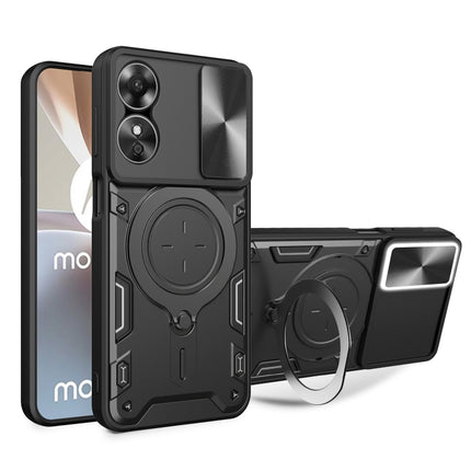 CD Texture Sliding Camshield Magnetic Holder Phone Case, For OPPO F23 5G India / A98 5G / A1 5G, For OPPO Find X8 Pro, For OPPO Reno8 T 5G, For OPPO A17 4G