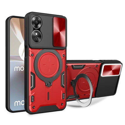 CD Texture Sliding Camshield Magnetic Holder Phone Case, For OPPO F23 5G India / A98 5G / A1 5G, For OPPO Find X8 Pro, For OPPO Reno8 T 5G, For OPPO A17 4G