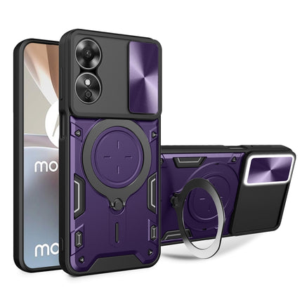 CD Texture Sliding Camshield Magnetic Holder Phone Case, For OPPO F23 5G India / A98 5G / A1 5G, For OPPO Find X8 Pro, For OPPO Reno8 T 5G, For OPPO A17 4G
