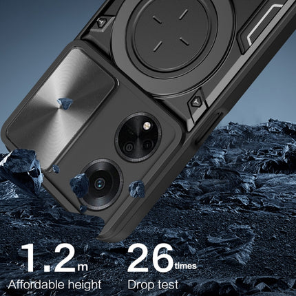 CD Texture Sliding Camshield Magnetic Holder Phone Case, For OPPO F23 5G India / A98 5G / A1 5G, For OPPO Find X8 Pro, For OPPO Reno8 T 5G, For OPPO A17 4G