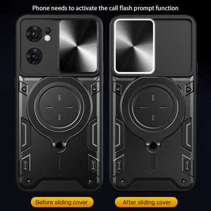 CD Texture Sliding Camshield Magnetic Holder Phone Case, For OPPO Reno 6 4G, For OPPO A15 / A15s / A35 2021, For OPPO A53 4G, For OPPO A9 2020 / A5 2020 / A11x, For OPPO A79 5G Global