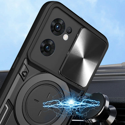 CD Texture Sliding Camshield Magnetic Holder Phone Case, For OPPO Reno 6 4G, For OPPO A15 / A15s / A35 2021, For OPPO A53 4G, For OPPO A9 2020 / A5 2020 / A11x, For OPPO A79 5G Global