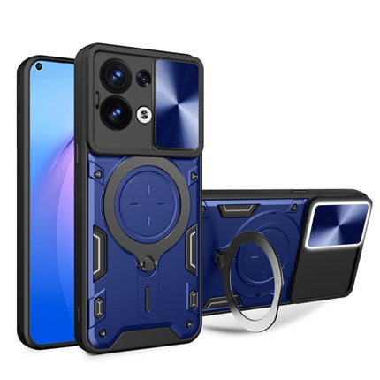CD Texture Sliding Camshield Magnetic Holder Phone Case, For OPPO Reno8 Pro 5G, For OPPO Reno8 5G, For OPPO Reno7 4G / F21 Pro 4G, For OPPO Reno7 5G