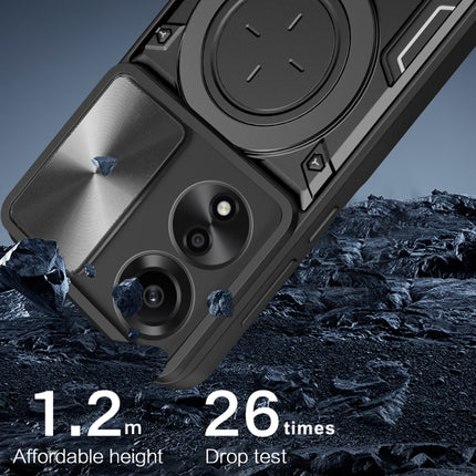 CD Texture Sliding Camshield Magnetic Holder Phone Case, For OPPO F23 5G India / A98 5G / A1 5G, For OPPO Find X8 Pro, For OPPO Reno8 T 5G, For OPPO A17 4G
