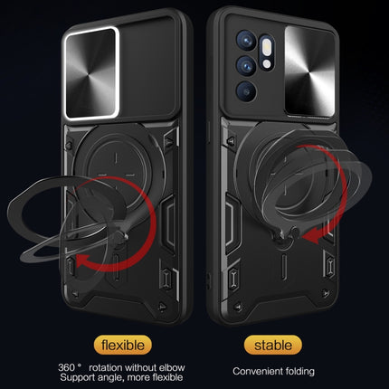 CD Texture Sliding Camshield Magnetic Holder Phone Case, For OPPO Reno 6 4G, For OPPO A15 / A15s / A35 2021, For OPPO A53 4G, For OPPO A9 2020 / A5 2020 / A11x, For OPPO A79 5G Global