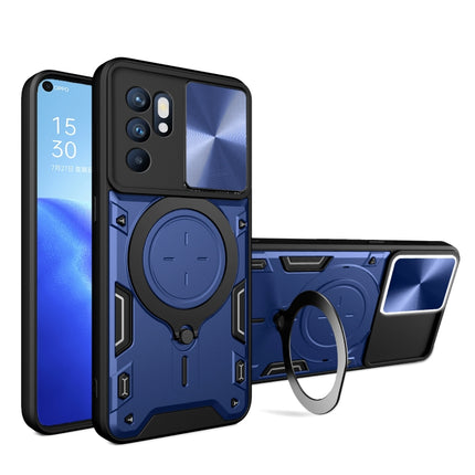 CD Texture Sliding Camshield Magnetic Holder Phone Case, For OPPO Reno 6 4G, For OPPO A15 / A15s / A35 2021, For OPPO A53 4G, For OPPO A9 2020 / A5 2020 / A11x, For OPPO A79 5G Global