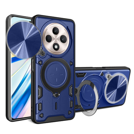 CD Texture Sliding Camshield Magnetic Holder Phone Case, For OPPO A3x 5G India / A3x 4G, For OPPO Reno12 F 5G Global, For OPPO A3 Pro 5G India, For OPPO Reno12 Pro 5G Global