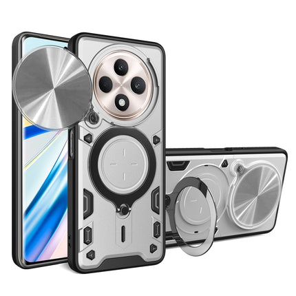 CD Texture Sliding Camshield Magnetic Holder Phone Case, For OPPO A3x 5G India / A3x 4G, For OPPO Reno12 F 5G Global, For OPPO A3 Pro 5G India, For OPPO Reno12 Pro 5G Global