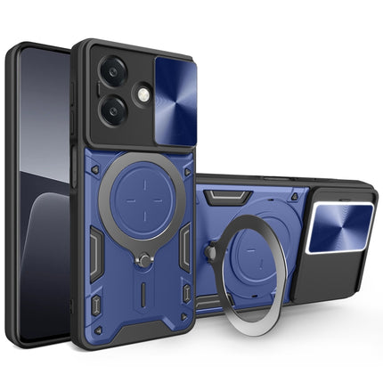 CD Texture Sliding Camshield Magnetic Holder Phone Case, For OPPO A3x 5G India / A3x 4G, For OPPO Reno12 F 5G Global, For OPPO A3 Pro 5G India, For OPPO Reno12 Pro 5G Global