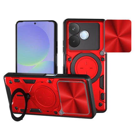 CD Texture Sliding Camshield Magnetic Holder Phone Case, For OPPO F29 Pro 5G Global, For OPPO F29 5G Global, For OPPO A5 Pro 5G Global, For OPPO Find X8