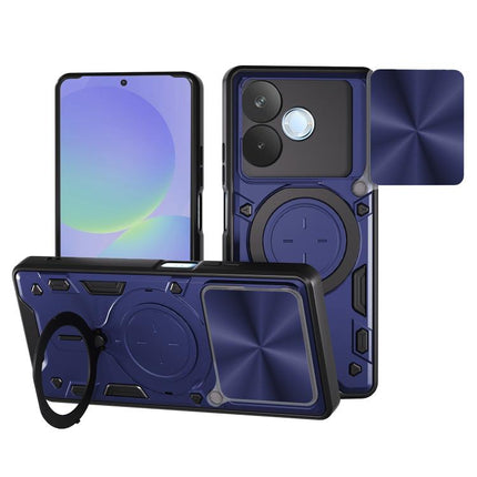 CD Texture Sliding Camshield Magnetic Holder Phone Case, For OPPO F29 Pro 5G Global, For OPPO F29 5G Global, For OPPO A5 Pro 5G Global, For OPPO Find X8