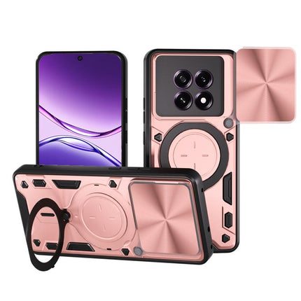 CD Texture Sliding Camshield Magnetic Holder Phone Case, For OPPO F29 Pro 5G Global, For OPPO F29 5G Global, For OPPO A5 Pro 5G Global, For OPPO Find X8