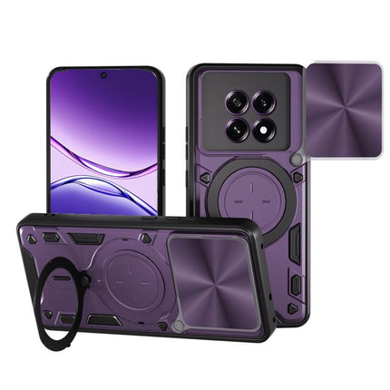 CD Texture Sliding Camshield Magnetic Holder Phone Case, For OPPO F29 Pro 5G Global, For OPPO F29 5G Global, For OPPO A5 Pro 5G Global, For OPPO Find X8