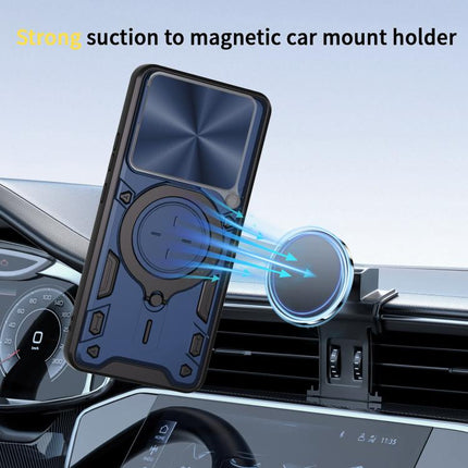CD Texture Sliding Camshield Magnetic Holder Phone Case, For OPPO F29 Pro 5G Global, For OPPO F29 5G Global, For OPPO A5 Pro 5G Global, For OPPO Find X8