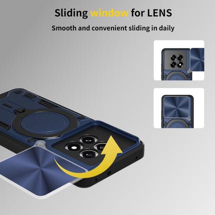 CD Texture Sliding Camshield Magnetic Holder Phone Case, For OPPO F29 Pro 5G Global, For OPPO F29 5G Global, For OPPO A5 Pro 5G Global, For OPPO Find X8