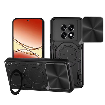 CD Texture Sliding Camshield Magnetic Holder Phone Case, For OPPO F29 Pro 5G Global, For OPPO F29 5G Global, For OPPO A5 Pro 5G Global, For OPPO Find X8