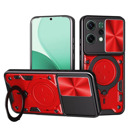 CD Texture Sliding Camshield Magnetic Holder Phone Case, For OPPO Reno14 F 5G Global, For OPPO A5 5G Global / A5x 5G, For OPPO Reno14 5G Global, For OPPO A59 5G Global