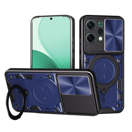 CD Texture Sliding Camshield Magnetic Holder Phone Case, For OPPO Reno14 F 5G Global, For OPPO A5 5G Global / A5x 5G, For OPPO Reno14 5G Global, For OPPO A59 5G Global