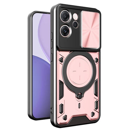 CD Texture Sliding Camshield Magnetic Holder Phone Case, For OPPO Reno14 F 5G Global, For OPPO A5 5G Global / A5x 5G, For OPPO Reno14 5G Global, For OPPO A59 5G Global