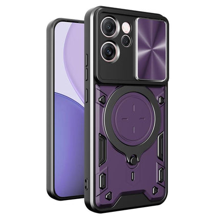 CD Texture Sliding Camshield Magnetic Holder Phone Case, For OPPO Reno14 F 5G Global, For OPPO A5 5G Global / A5x 5G, For OPPO Reno14 5G Global, For OPPO A59 5G Global