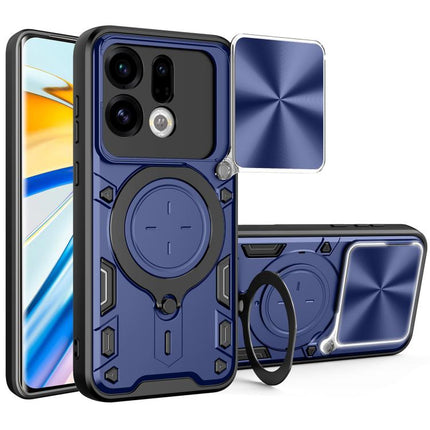 CD Texture Sliding Camshield Magnetic Holder Phone Case, For OPPO Reno16 F 5G, For OPPO Find X9 Ultra, For OPPO Find X9, For OPPO Find X9 Pro