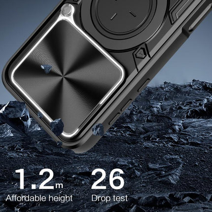 CD Texture Sliding Camshield Magnetic Holder Phone Case, For OPPO Reno14 F 5G Global, For OPPO A5 5G Global / A5x 5G, For OPPO Reno14 5G Global, For OPPO A59 5G Global