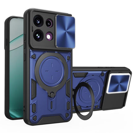 CD Texture Sliding Camshield Magnetic Holder Phone Case, For OPPO Reno16 F 5G, For OPPO Find X9 Ultra, For OPPO Find X9, For OPPO Find X9 Pro