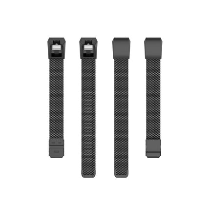 For Fitbit Alta / Alta HR / ACE Watch Button Mesh Metal Replacement Strap Watchband, S, L