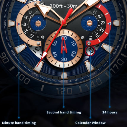 OLEVS 9936 Men Multifunctional Sports Waterproof Quartz Watch