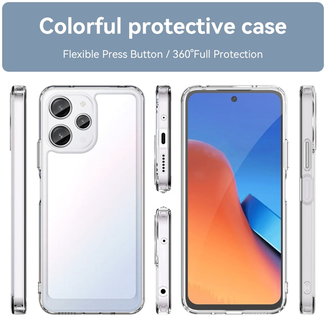 Colorful Series Acrylic Hybrid TPU Phone Case, For Xiaomi Poco M6 Pro 5G, For Xiaomi Redmi K70 Pro, For Xiaomi Redmi 12 5G, For Xiaomi Redmi K70
