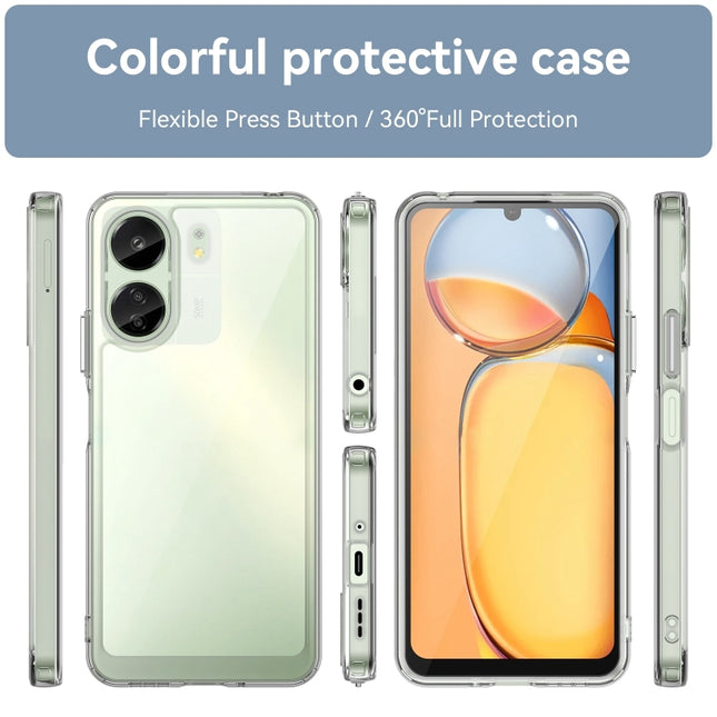 Colorful Series Acrylic Hybrid TPU Phone Case, For Xiaomi Redmi 13C 4G, For Xiaomi Redmi Note 13 Pro+, For Xiaomi Redmi Note 13 Pro 5G, For Xiaomi Redmi K60 Ultra