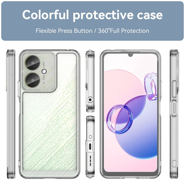 Colorful Series Acrylic Hybrid TPU Phone Case, For Xiaomi Poco C65, For Xiaomi 14 Pro, For Xiaomi 14, For Xiaomi Redmi Note 13 5G