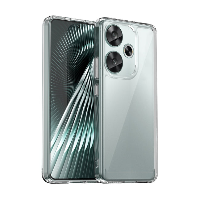 Colorful Series Acrylic Hybrid TPU Phone Case, For Xiaomi Redmi Turbo 3, For Xiaomi Poco M6 5G, For Redmi Note 13 Pro 4G Global, For Xiaomi Redmi Note 13 4G Global
