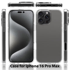 Funda de teléfono de TPU acrílico a prueba de rayones, para iPhone 16 Pro Max, para iPhone 16 Pro, para iPhone 16 Plus, para iPhone 16, para iPhone 15 Pro Max, para iPhone 15 Pro, para iPhone 15 Plus, para iPhone 15