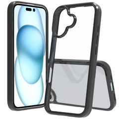 Funda de teléfono de TPU acrílico a prueba de rayones, para iPhone 16 Pro Max, para iPhone 16 Pro, para iPhone 16 Plus, para iPhone 16, para iPhone 15 Pro Max, para iPhone 15 Pro, para iPhone 15 Plus, para iPhone 15