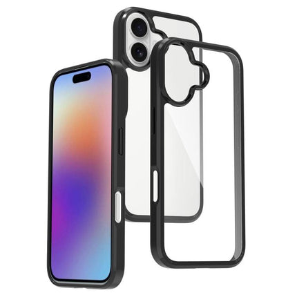 Scratchproof Acrylic TPU Phone Case, For iPhone 17 Pro Max, For iPhone 17 Pro, For iPhone 17, For iPhone Air, For iPhone 16 Pro Max, For iPhone 16 Pro, For iPhone 16 Plus, For iPhone 16, For iPhone 15 Pro Max, For iPhone 15 Pro, For iPhone 15 Plus     ...