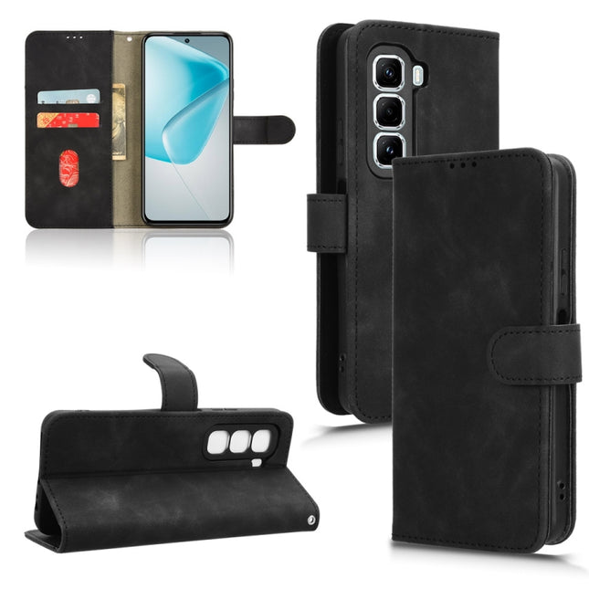 Skin Feel Magnetic Flip Leather Phone Case, For Infinix Hot 50 Pro, For Infinix Hot 50i / Smart 9, For Infinix Hot 50 Pro+, For Infinix Hot 50 4G