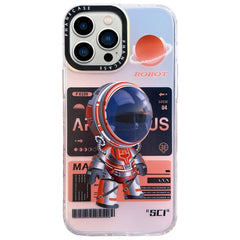 Mechanical Astronaut Pattern TPU Phone Case, For iPhone 14 Plus, For iPhone 14, For iPhone 14 Pro, For iPhone 14 Pro Max, For iPhone 13 Pro Max, For iPhone 13 Pro, For iPhone 13, For iPhone 12, For iPhone 12 Pro Max, For iPhone 12 Pro