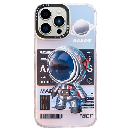 Funda de TPU con diseño de astronauta mecánico para iPhone 14 Plus, iPhone 14, iPhone 14 Pro, iPhone 14 Pro Max, iPhone 13 Pro Max, iPhone 13 Pro, iPhone 13, iPhone 12, iPhone 12 Pro Max, iPhone 12 Pro
