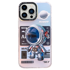 Mechanical Astronaut Pattern TPU Phone Case, For iPhone 14 Plus, For iPhone 14, For iPhone 14 Pro, For iPhone 14 Pro Max, For iPhone 13 Pro Max, For iPhone 13 Pro, For iPhone 13, For iPhone 12, For iPhone 12 Pro Max, For iPhone 12 Pro