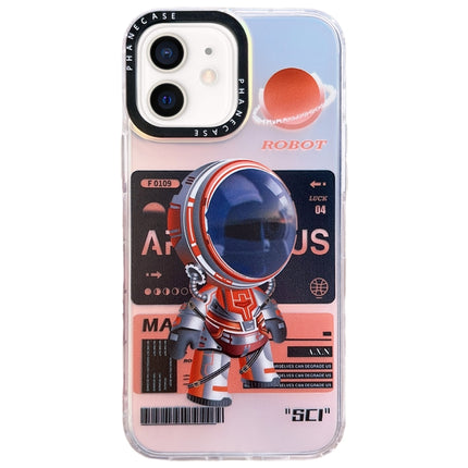 Funda de TPU con diseño de astronauta mecánico para iPhone 14 Plus, iPhone 14, iPhone 14 Pro, iPhone 14 Pro Max, iPhone 13 Pro Max, iPhone 13 Pro, iPhone 13, iPhone 12, iPhone 12 Pro Max, iPhone 12 Pro