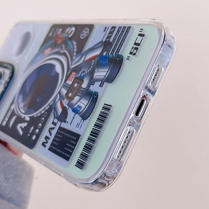 Mechanical Astronaut Pattern TPU Phone Case, For iPhone 14 Plus, For iPhone 14, For iPhone 14 Pro, For iPhone 14 Pro Max, For iPhone 13 Pro Max, For iPhone 13 Pro, For iPhone 13, For iPhone 12, For iPhone 12 Pro Max, For iPhone 12 Pro                  ...