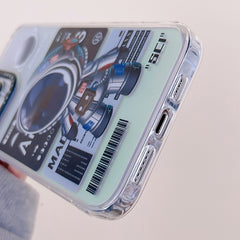 Mechanical Astronaut Pattern TPU Phone Case, For iPhone 14 Plus, For iPhone 14, For iPhone 14 Pro, For iPhone 14 Pro Max, For iPhone 13 Pro Max, For iPhone 13 Pro, For iPhone 13, For iPhone 12, For iPhone 12 Pro Max, For iPhone 12 Pro