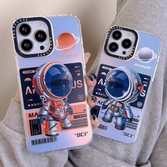 Mechanical Astronaut Pattern TPU Phone Case, For iPhone 14 Plus, For iPhone 14, For iPhone 14 Pro, For iPhone 14 Pro Max, For iPhone 13 Pro Max, For iPhone 13 Pro, For iPhone 13, For iPhone 12, For iPhone 12 Pro Max, For iPhone 12 Pro