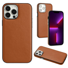 Leather Texture Full Coverage Phone Case, For iPhone 14 Pro, For iPhone 14 Pro Max, For iPhone 15, For iPhone SE 2022 / 6 / 7 / 8 / SE 2020, For iPhone 13 Pro Max