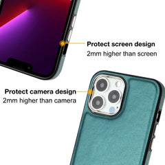 Leather Texture Full Coverage Phone Case, For iPhone 14 Pro, For iPhone 14 Pro Max, For iPhone 15, For iPhone SE 2022 / 6 / 7 / 8 / SE 2020, For iPhone 13 Pro Max