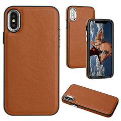 Leather Texture Full Coverage Phone Case, For iPhone 11, For iPhone 11 Pro, For iPhone X / XS, For iPhone XR, For iPhone XS Max