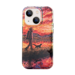 Dual-sided Lamination Oil Painting IMD Phone Case, For iPhone 14, For iPhone 14 Pro, For iPhone 14 Pro Max, For iPhone 13 Pro Max, For iPhone 13 Pro, For iPhone 13, For iPhone 12, For iPhone 12 Pro Max